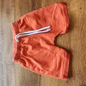 Toddler orange shorts
